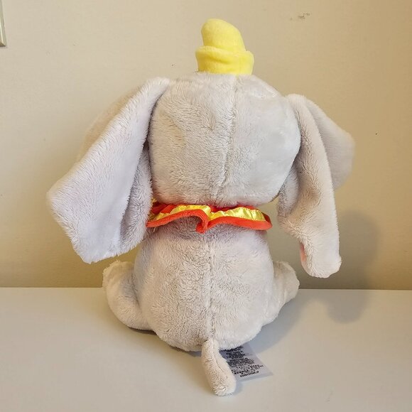 Disney Store Baby Dumbo Elephant Plush Stuffed Animal Gray Hands Together 11" - Picture 5 of 8